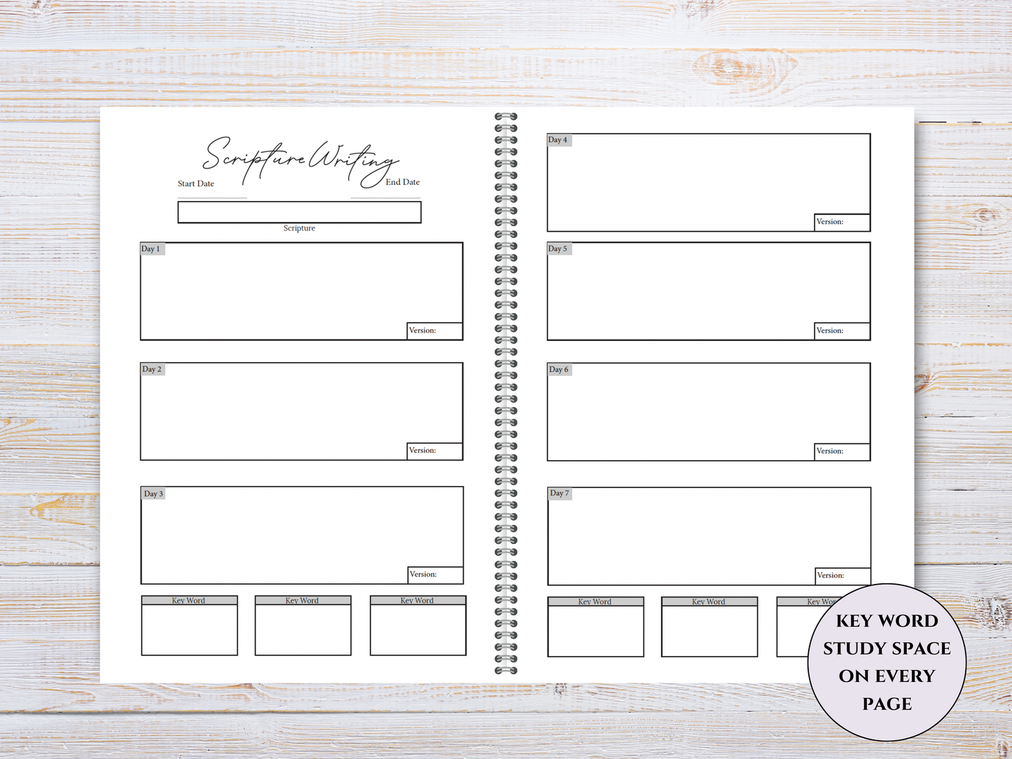 Scripture Writing Journal - Lavender