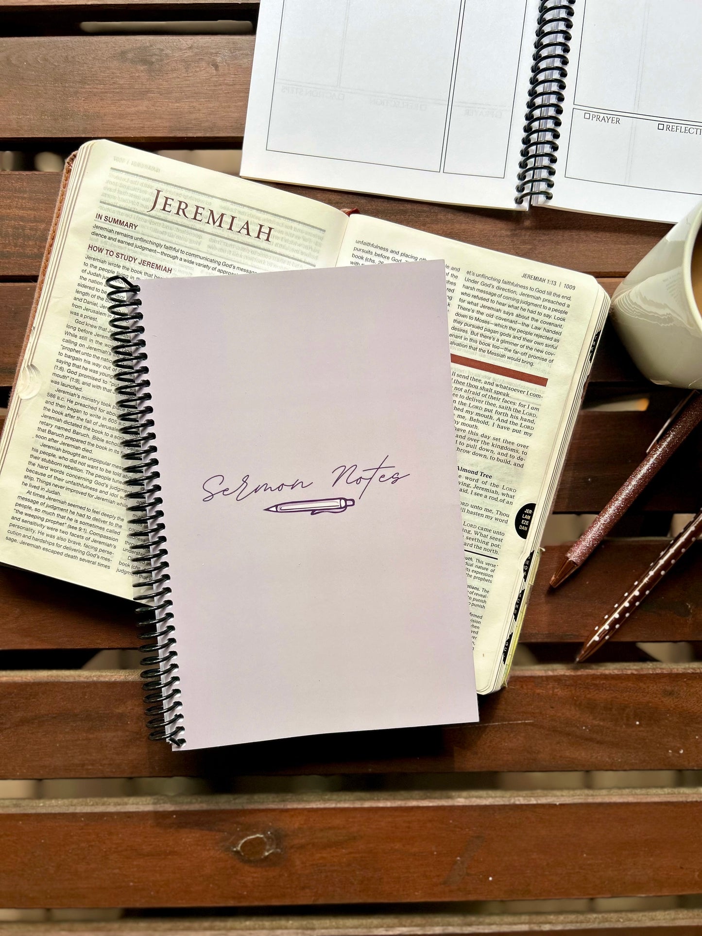 Sermon Notes Journal - Lavender