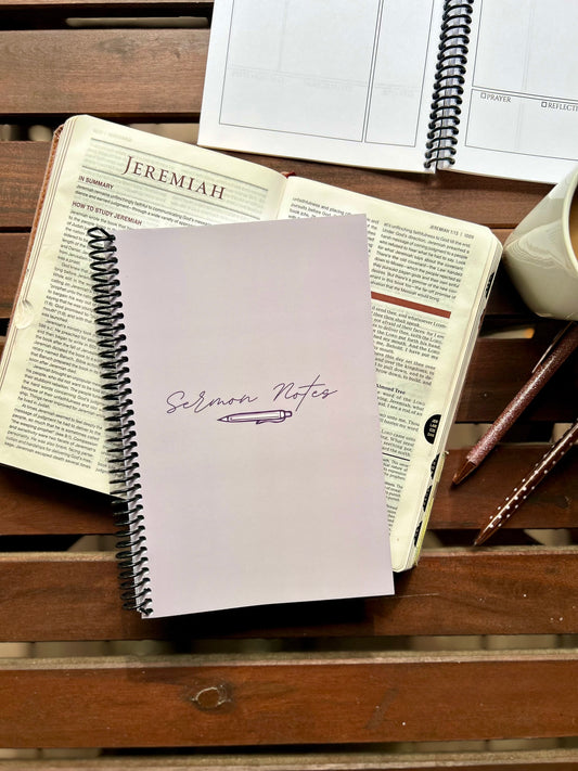 Sermon Notes Journal - Lavender