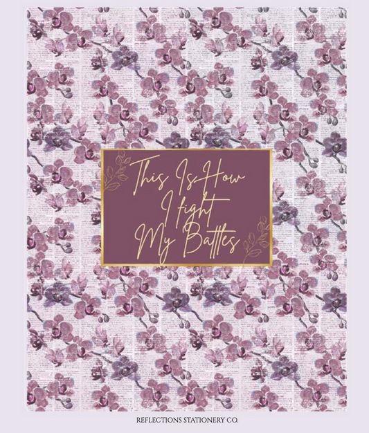 'This Is How I Fight My Battles' Spiritual War Journal - Lavender (Digital)
