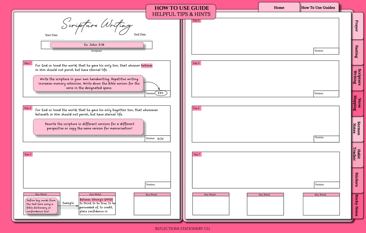 This Is How I Fight My Battles Spiritual War Journal - Pink (Digital)