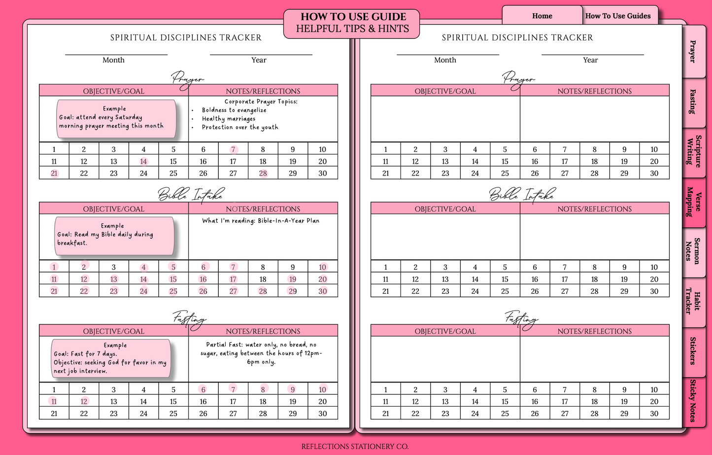 This Is How I Fight My Battles Spiritual War Journal - Pink (Digital)