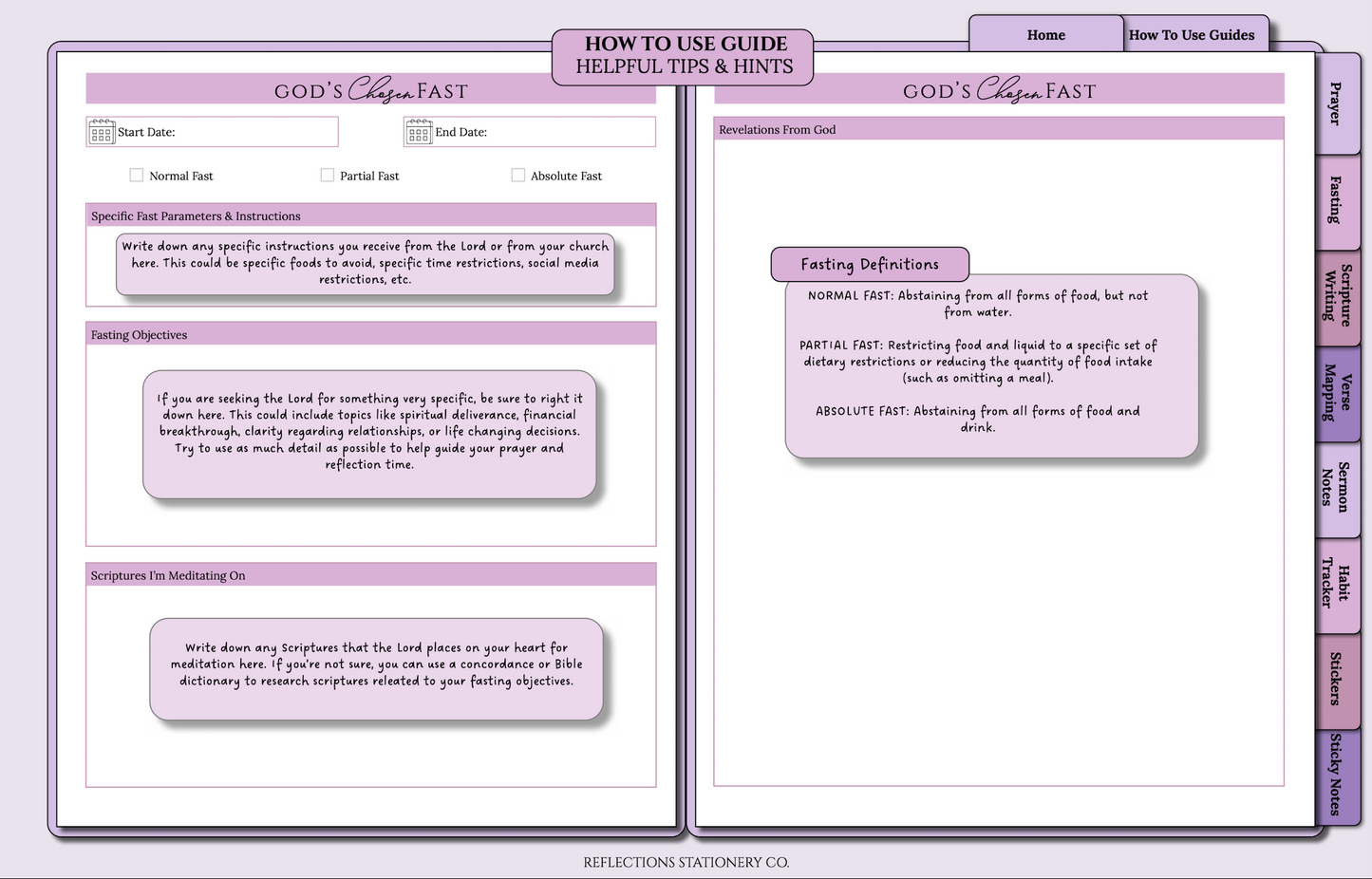 'This Is How I Fight My Battles' Spiritual War Journal - Lavender (Digital)
