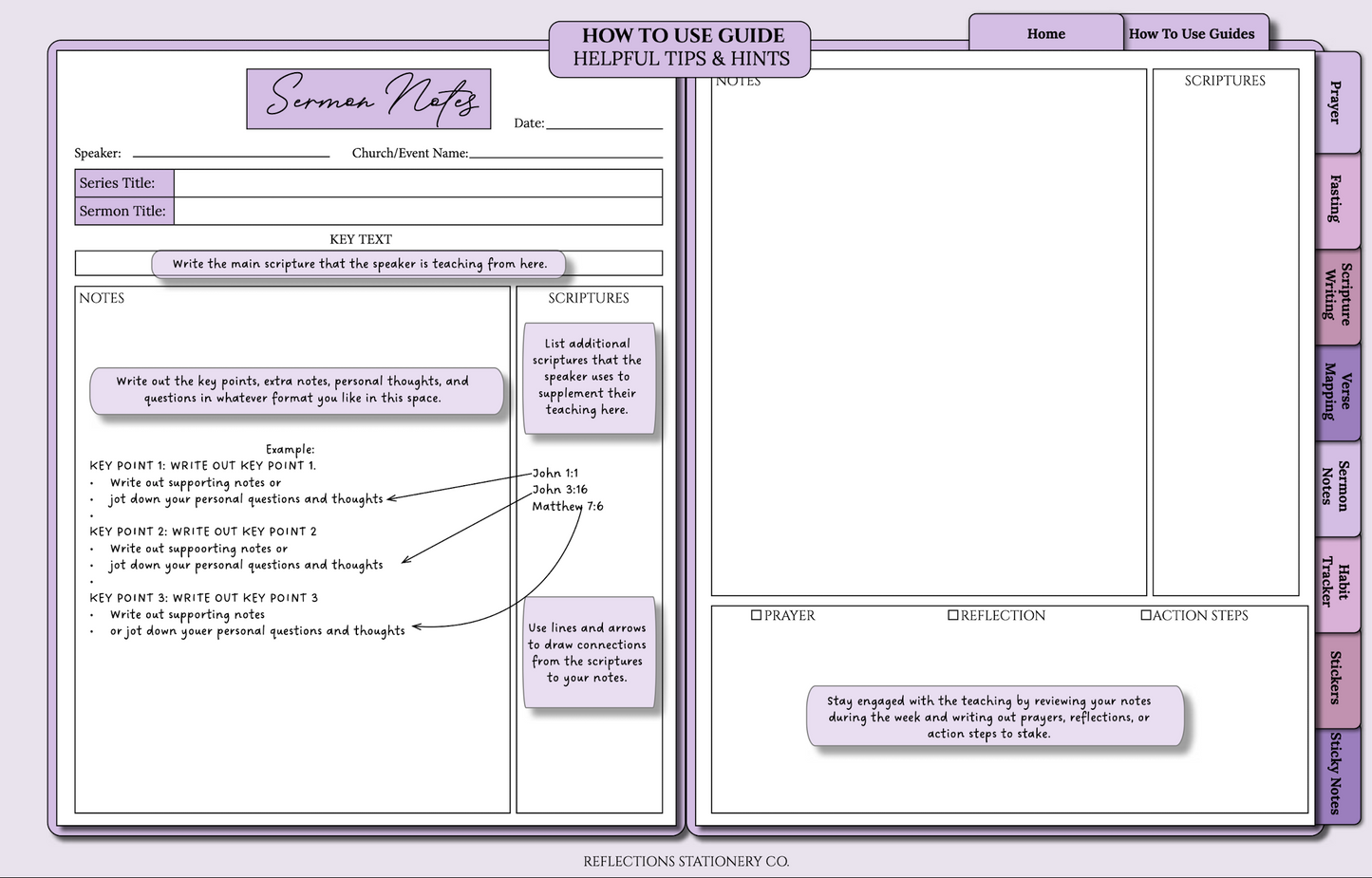 'This Is How I Fight My Battles' Spiritual War Journal - Lavender (Digital)