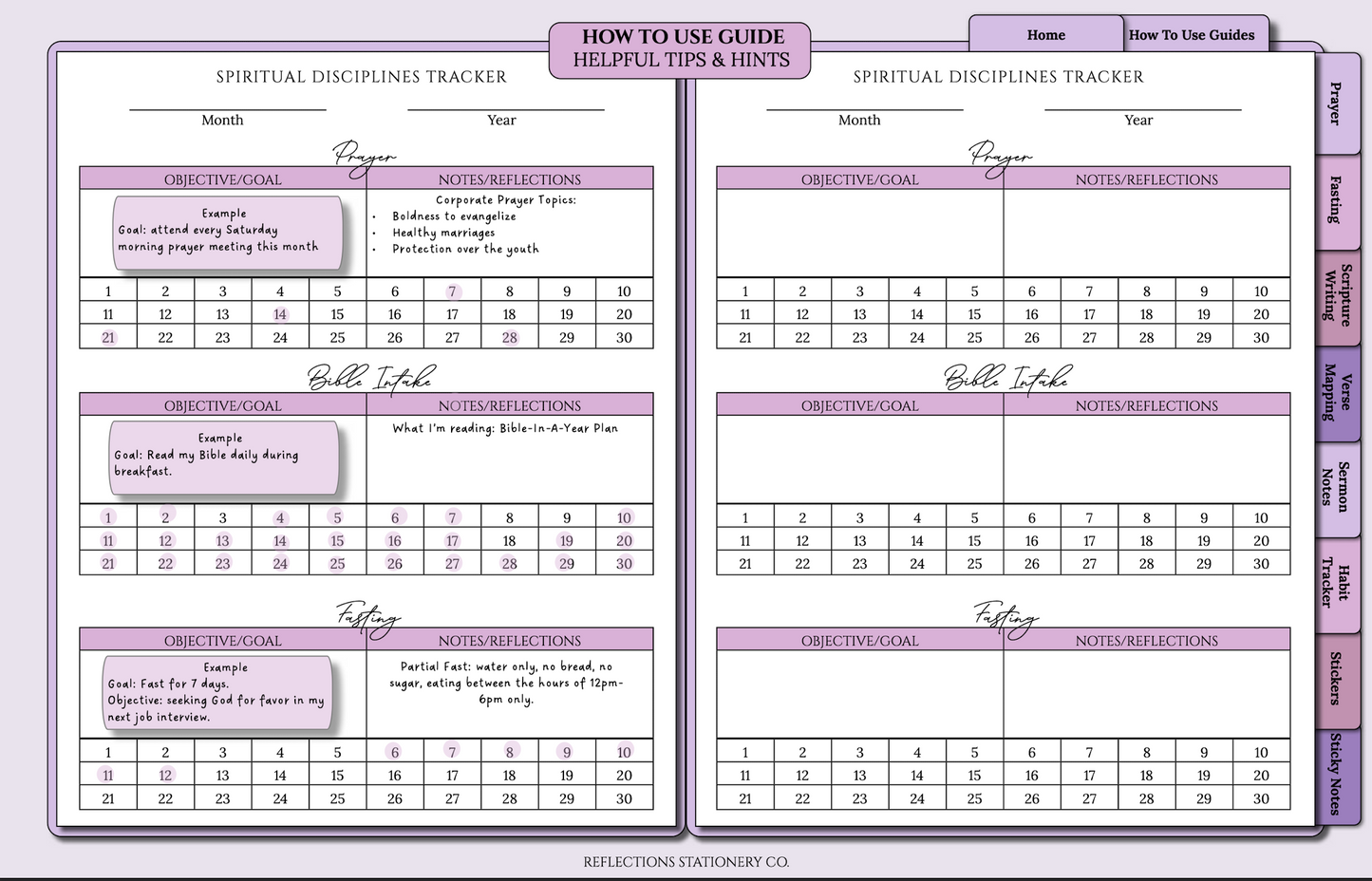 'This Is How I Fight My Battles' Spiritual War Journal - Lavender (Digital)