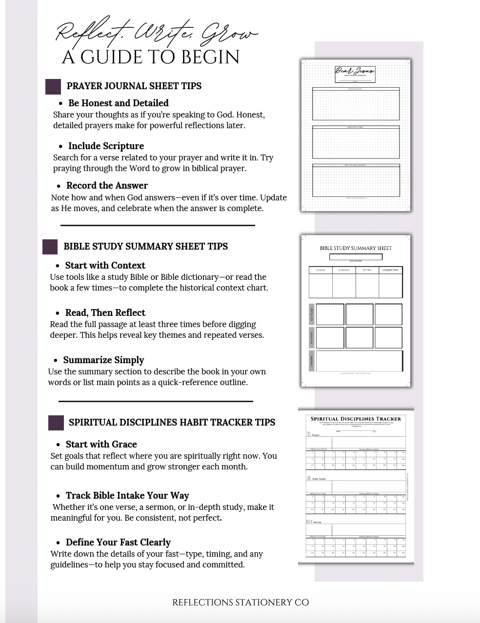 Reflections Starter Bundle