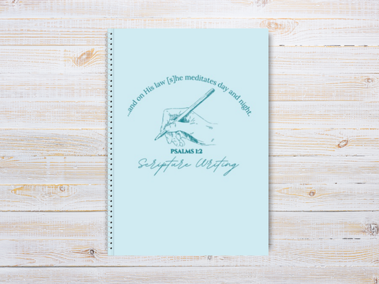Scripture Writing Journal - Blue