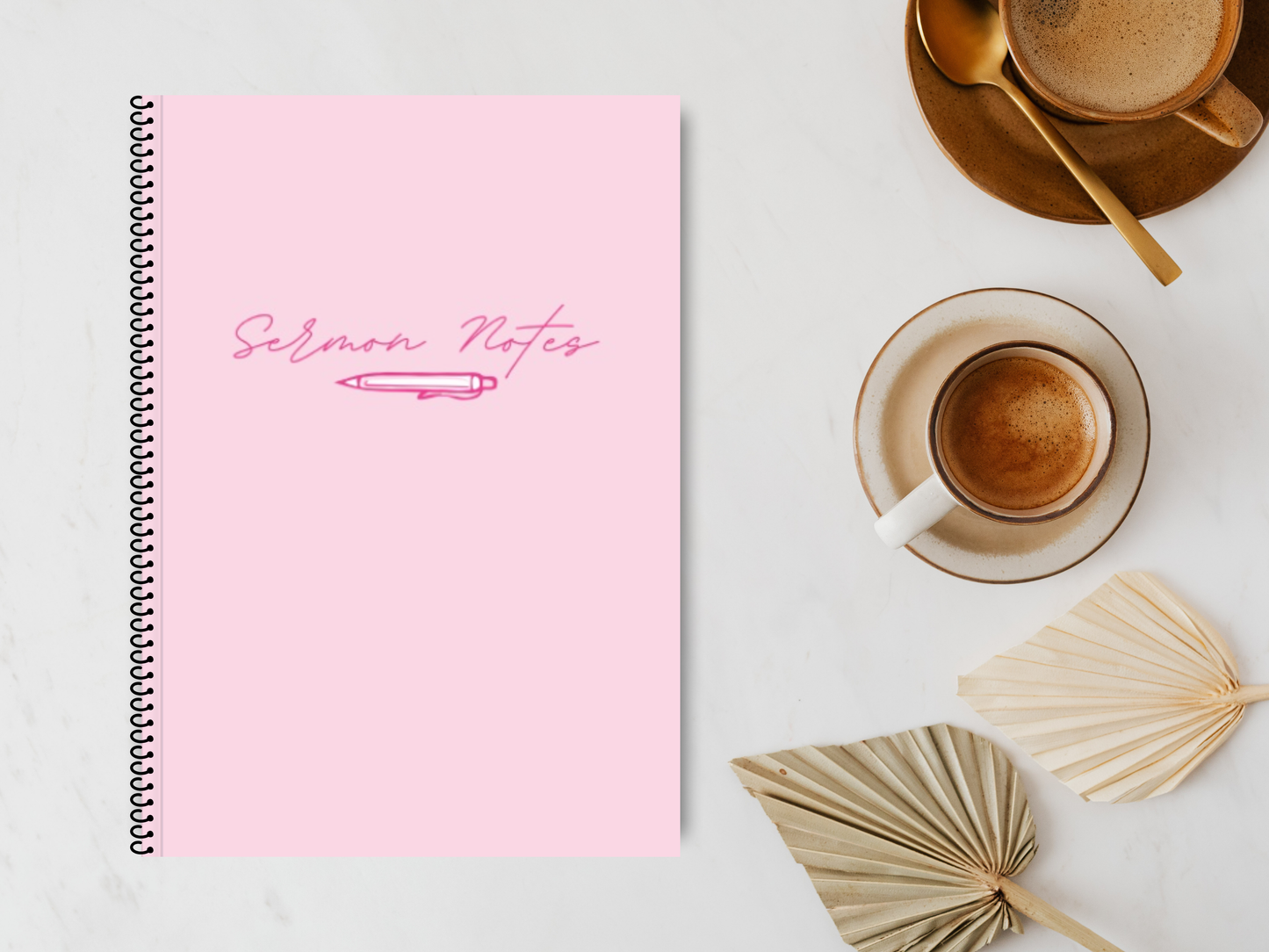 Sermon Notes Journal - Pink