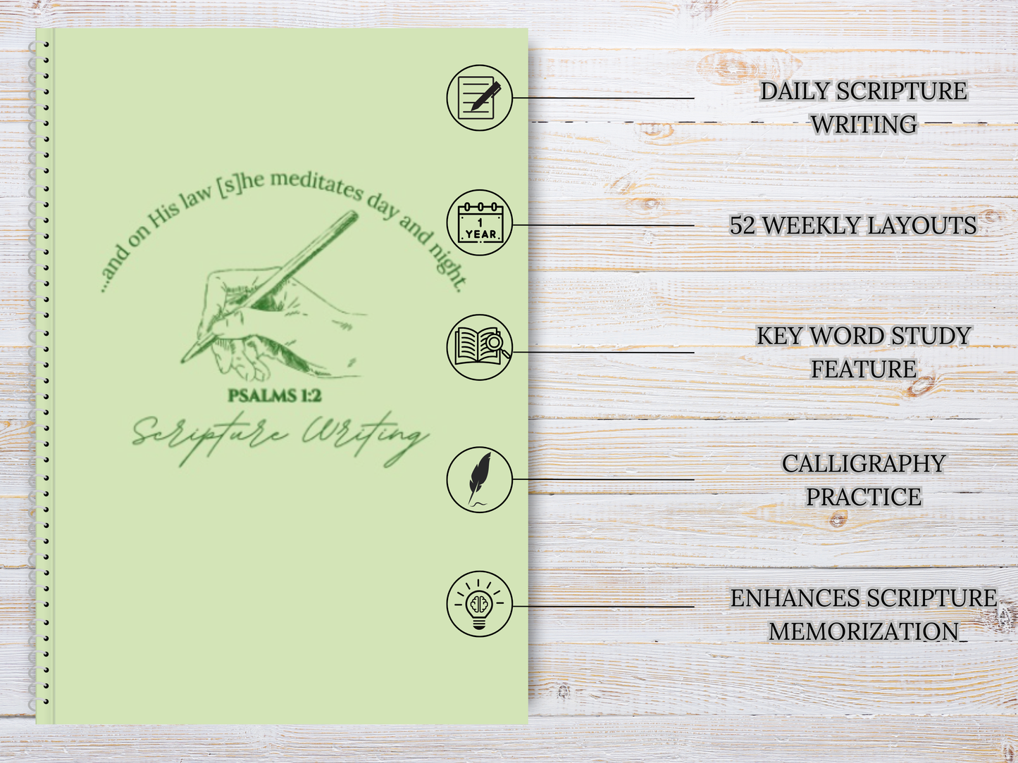 Scripture Writing Journal - Green