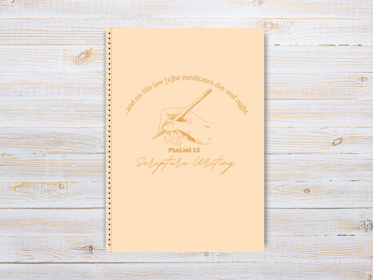 Scripture Writing Journal - Orange