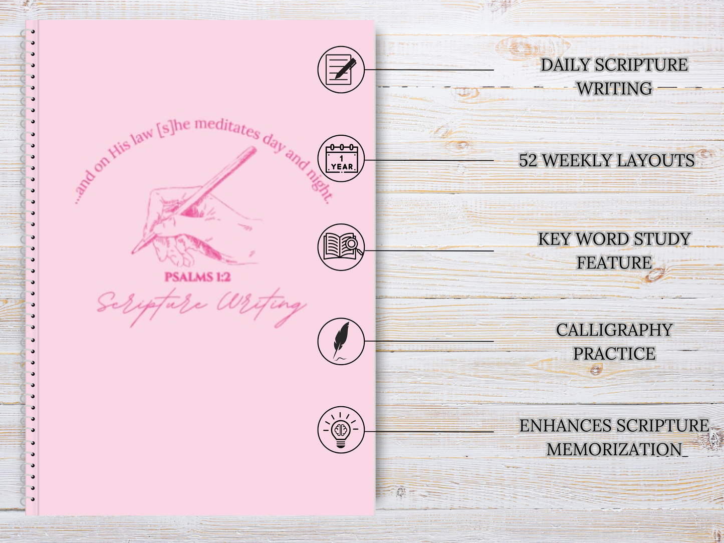 Scripture Writing Journal - Pink