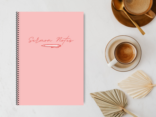 Sermon Notes Journal - Red
