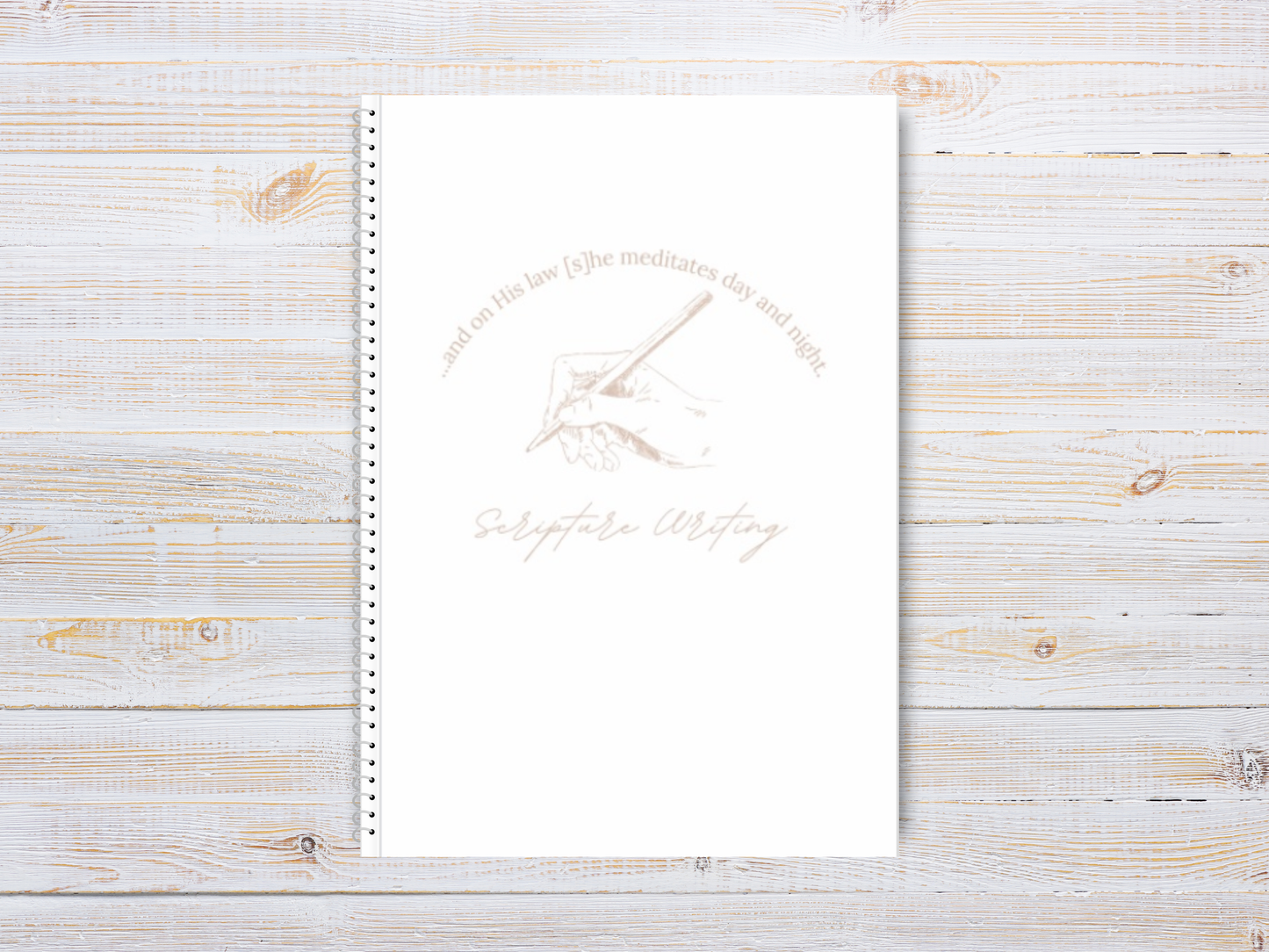 Scripture Writing Journal - White