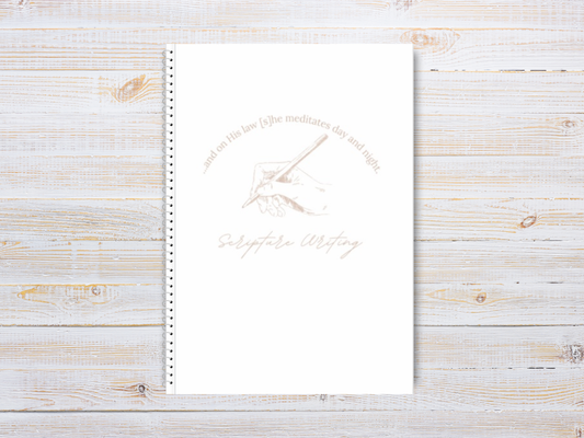 Scripture Writing Journal - White