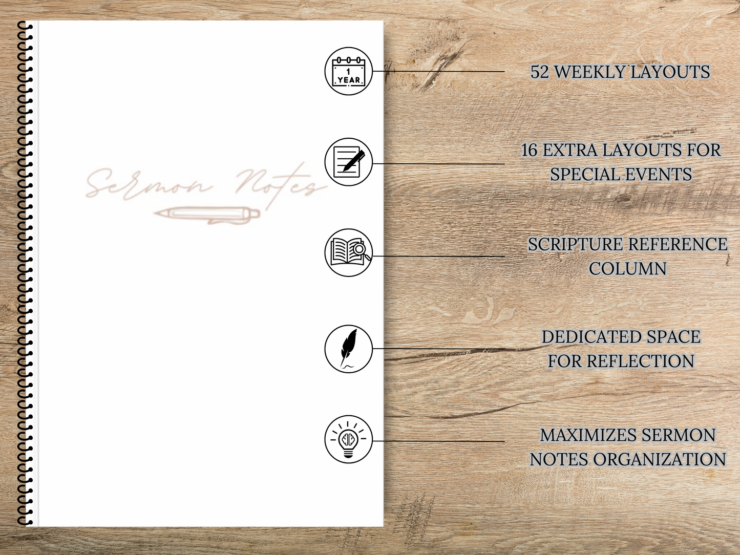 Sermon Notes Journal - Pearl