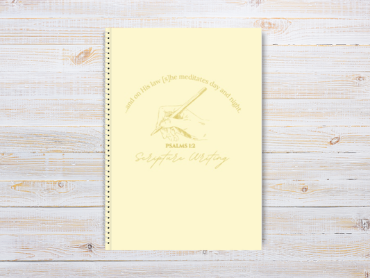 Scripture Writing Journal - Yellow